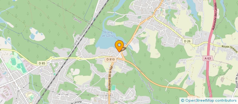 localisation de l'entreprise MADAME JENNIFER BICHINDARITZ  TARNOS