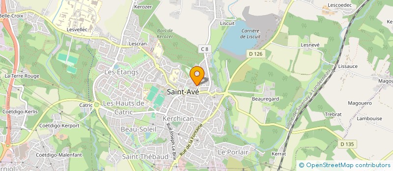 localisation de l'entreprise MADAME JENNIFER BIDAULT  SAINT-AVE