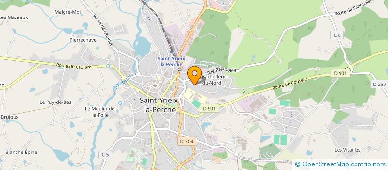 localisation de l'entreprise MADAME JENNIFER BINNIE  SAINT-YRIEIX-LA-PERCHE