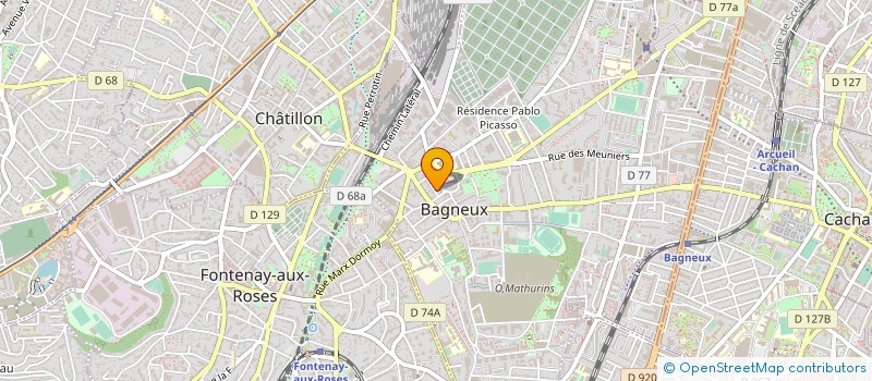 localisation de l'entreprise MADAME JENNIFER BLAISE à BAGNEUX