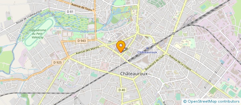 localisation de l'entreprise MADAME JENNIFER BLANCHARD à CHATEAUROUX