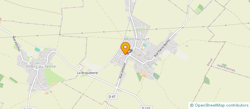 localisation de l'entreprise MADAME JENNIFER BLANCHARD à MONCHECOURT