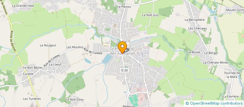 localisation de l'entreprise MADAME JENNIFER BOILEAU à GRANDCHAMP-DES-FONTAINES