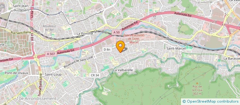 localisation de l'entreprise MADAME JENNIFER BONACCORSI  MARSEILLE 11EME