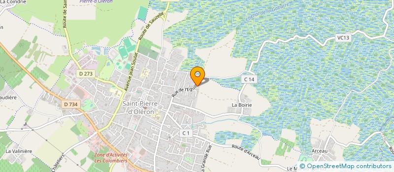 localisation de l'entreprise MADAME JENNIFER BONNET  SAINT-PIERRE-D'OLERON