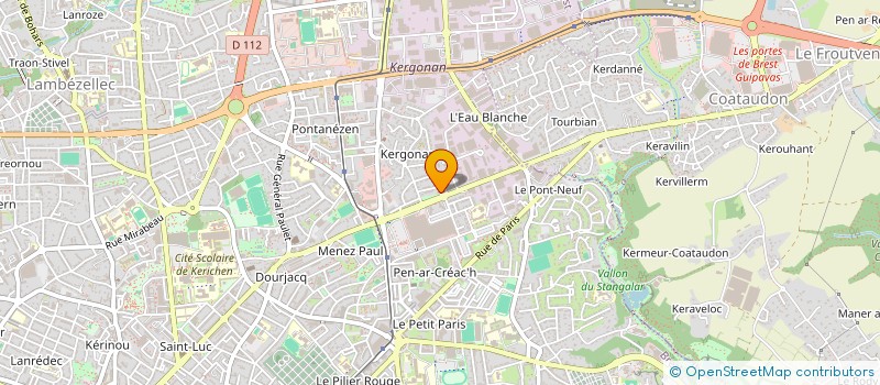 localisation de l'entreprise MADAME JENNIFER BORGE à BREST