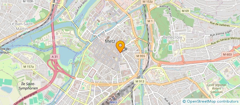 localisation de l'entreprise MADAME JENNIFER BORIE  METZ