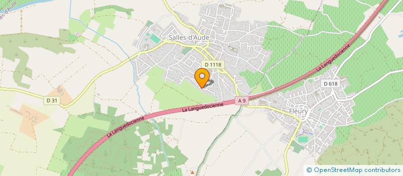 localisation de l'entreprise MADAME JENNIFER BOSCO  SALLES-D'AUDE