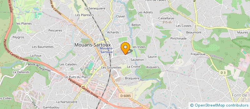 localisation de l'entreprise MADAME JENNIFER BOUKAIS  MOUANS-SARTOUX