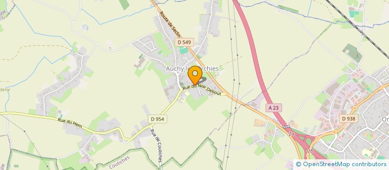 localisation de l'entreprise MADAME JENNIFER BOULANGER  AUCHY-LEZ-ORCHIES