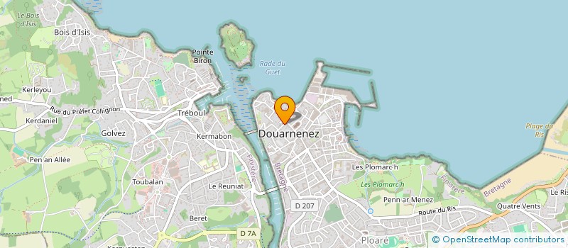 localisation de l'entreprise MADAME JENNIFER BOUYRAT à DOUARNENEZ