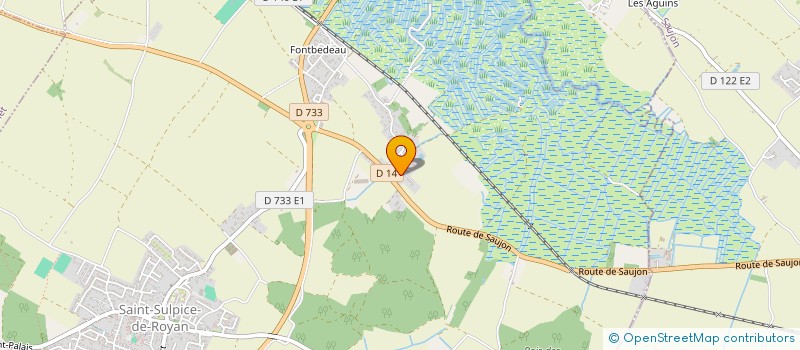 localisation de l'entreprise MADAME JENNIFER BRETAUDEAU  SAINT-SULPICE-DE-ROYAN