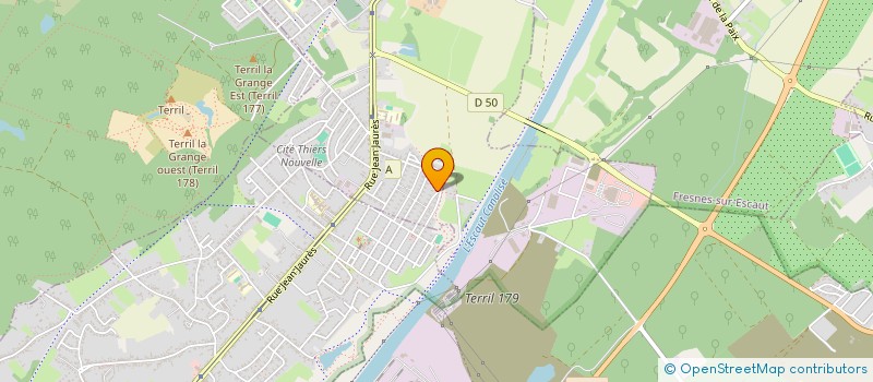 localisation de l'entreprise MADAME JENNIFER BRICOUT  ESCAUTPONT