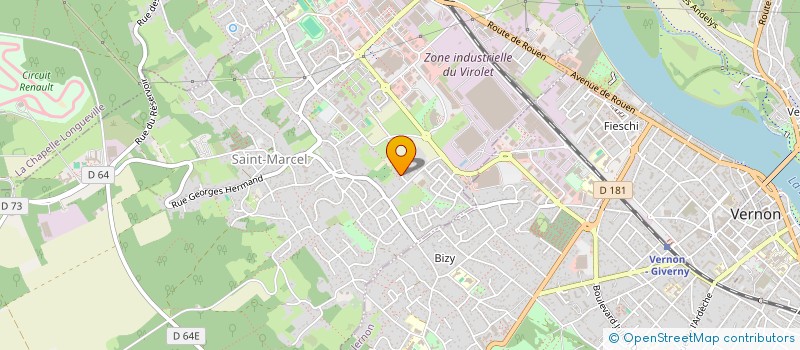 localisation de l'entreprise MADAME JENNIFER BUCHLE  SAINT-MARCEL