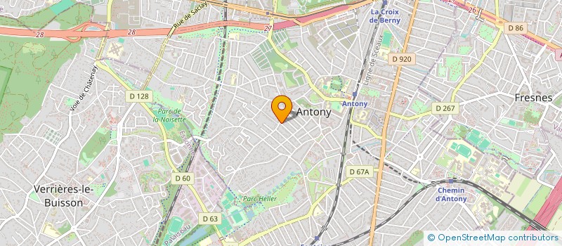 localisation de l'entreprise MADAME JENNIFER BUCKLE à ANTONY