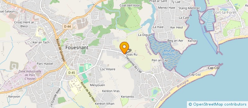 localisation de l'entreprise MADAME JENNIFER CAMUSET à FOUESNANT
