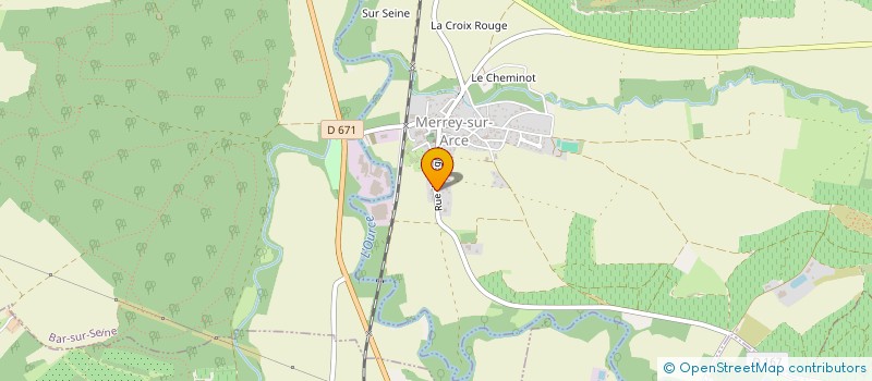 localisation de l'entreprise MADAME JENNIFER CARREAU  MERREY-SUR-ARCE