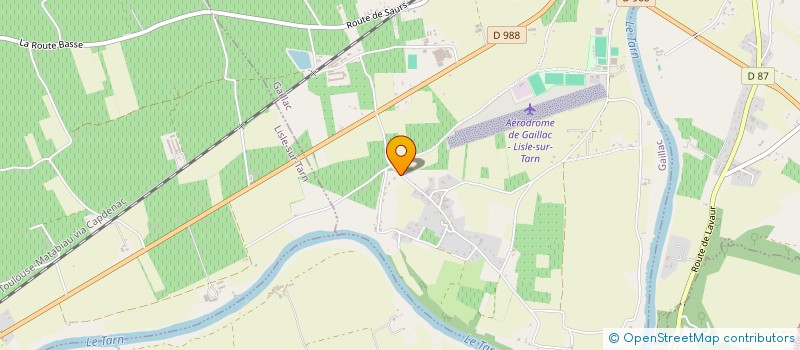 localisation de l'entreprise MADAME JENNIFER CAZOTTES  GAILLAC