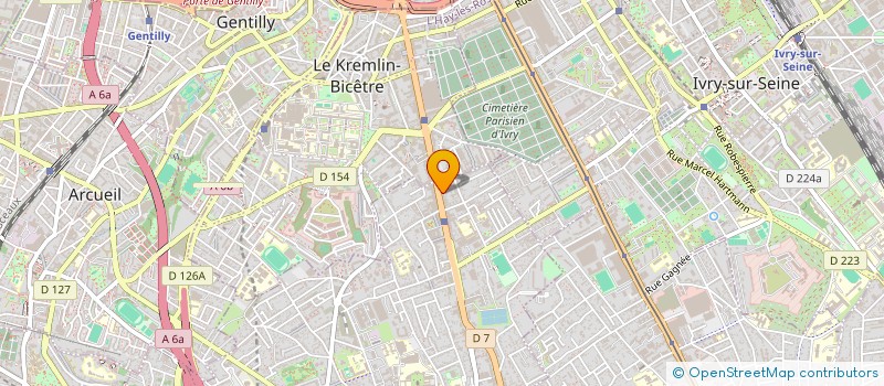 localisation de l'entreprise MADAME JENNIFER CHENU  VILLEJUIF