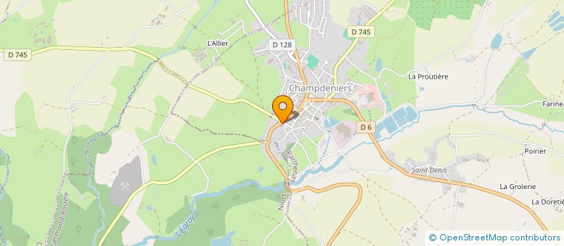 localisation de l'entreprise MADAME JENNIFER CHOLLET  CHAMPDENIERS