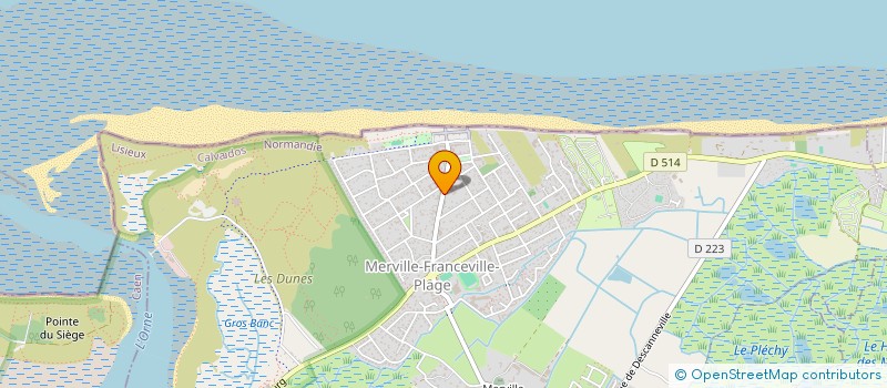 localisation de l'entreprise MADAME JENNIFER CLAIREL  MERVILLE-FRANCEVILLE-PLAGE