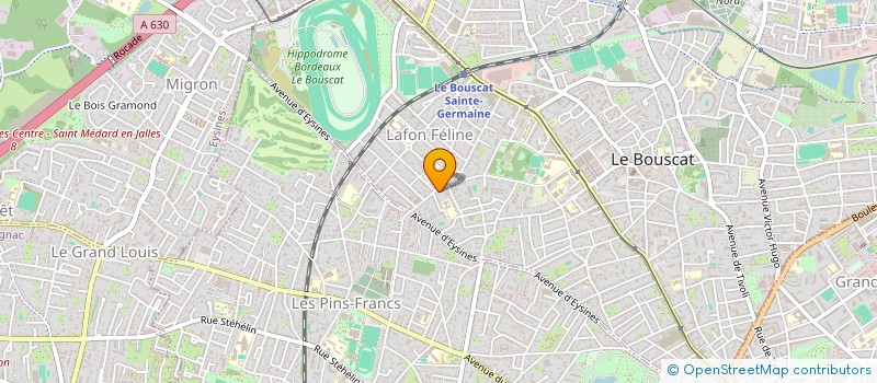 localisation de l'entreprise MADAME JENNIFER CLAVERIE à LE BOUSCAT
