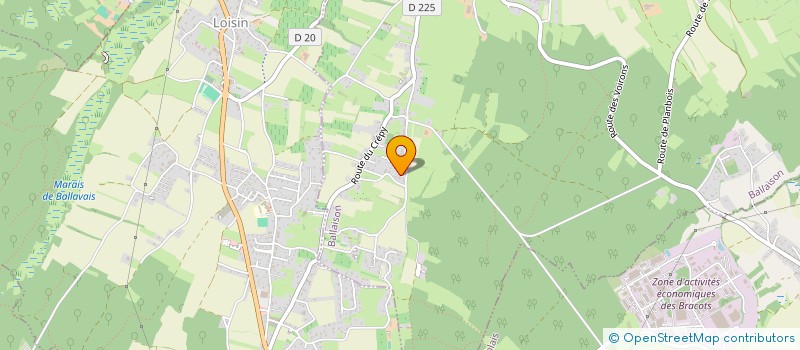 localisation de l'entreprise MADAME JENNIFER CLOSSET  BALLAISON