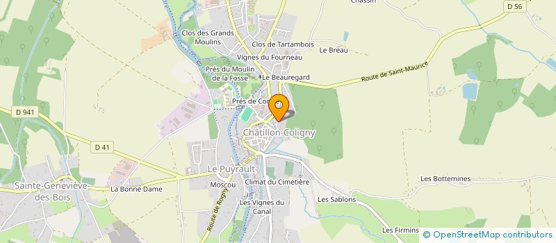 localisation de l'entreprise MADAME JENNIFER COGNOIS à CHATILLON-COLIGNY