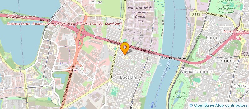 localisation de l'entreprise MADAME JENNIFER COLOMB  BORDEAUX