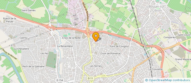localisation de l'entreprise MADAME JENNIFER COMBES à BEZIERS