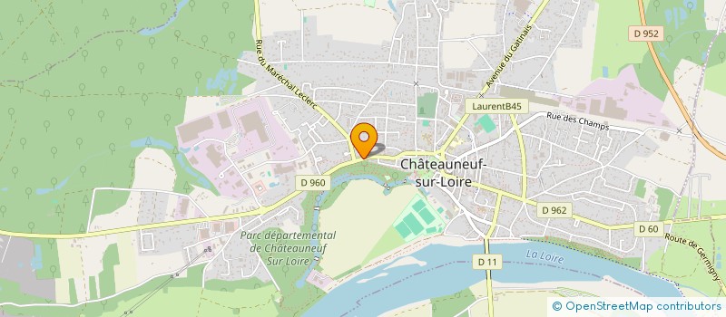 localisation de l'entreprise MADAME JENNIFER CONDAMINET à CHATEAUNEUF-SUR-LOIRE