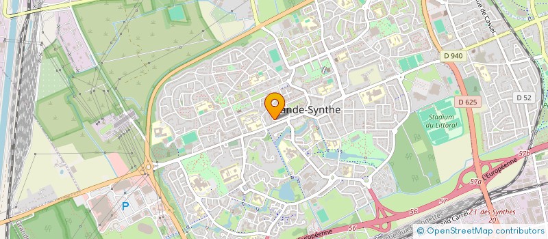 localisation de l'entreprise MADAME JENNIFER CREQUI  GRANDE-SYNTHE