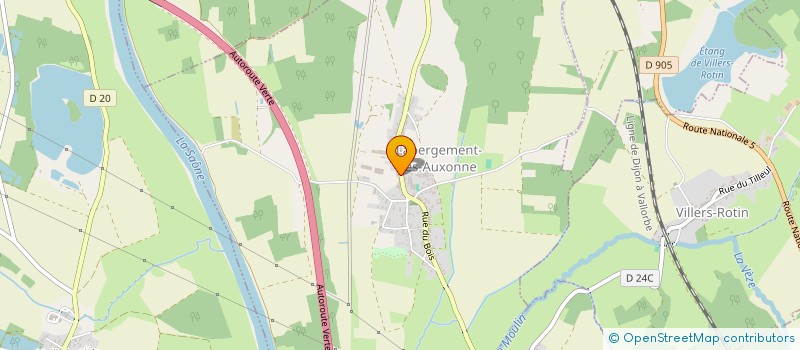 localisation de l'entreprise MADAME JENNIFER CRETIER  SAINT-SEINE-EN-BACHE