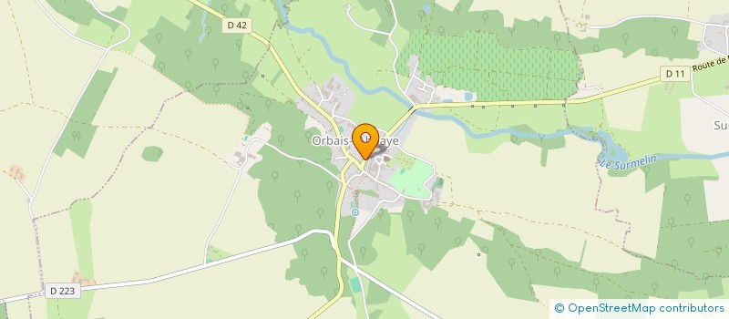 localisation de l'entreprise MADAME JENNIFER CUSSANT  ORBAIS-L'ABBAYE