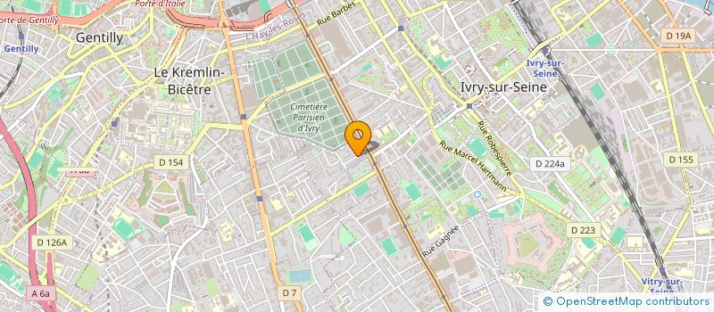 localisation de l'entreprise MADAME JENNIFER CYBELE WARD à IVRY-SUR-SEINE