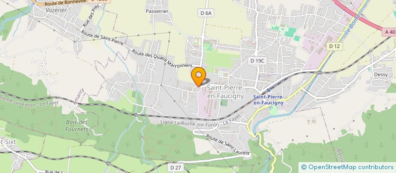 localisation de l'entreprise MADAME JENNIFER D'AGOSTINO  SAINT-PIERRE-EN-FAUCIGNY