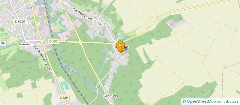 localisation de l'entreprise MADAME JENNIFER DACQUIN  BURY