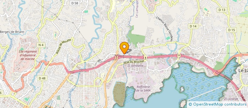 localisation de l'entreprise MADAME JENNIFER DANEL  FORT-DE-FRANCE