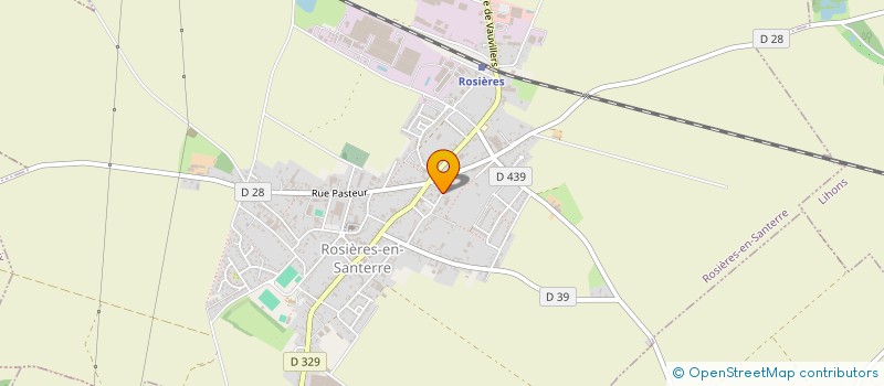 localisation de l'entreprise MADAME JENNIFER DARDUIN à ROSIERES-EN-SANTERRE