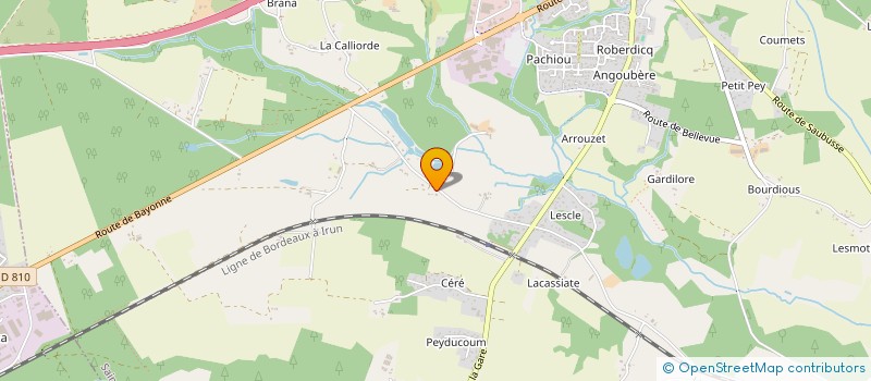 localisation de l'entreprise MADAME JENNIFER DAVALAN  SAINT-GEOURS-DE-MAREMNE