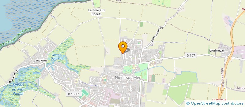 localisation de l'entreprise MADAME JENNIFER DAVID  NIEUL-SUR-MER