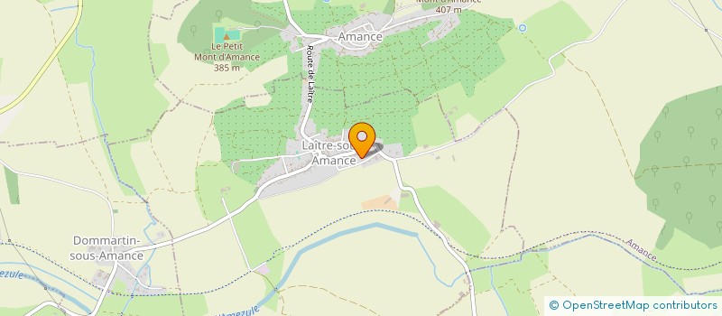 localisation de l'entreprise MADAME JENNIFER DE CESARE  LAITRE-SOUS-AMANCE