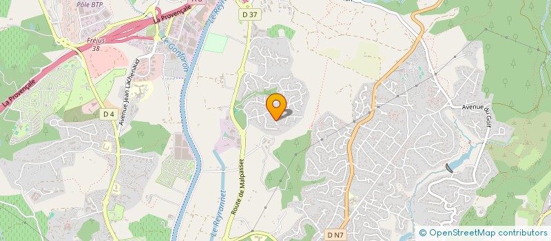 localisation de l'entreprise MADAME JENNIFER DE HARO  FREJUS