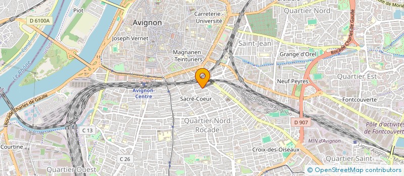 localisation de l'entreprise MADAME JENNIFER DEBROISE  AVIGNON