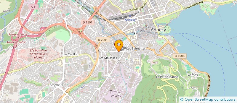 localisation de l'entreprise MADAME JENNIFER DEJOS  ANNECY