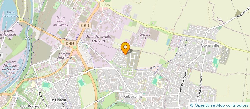 localisation de l'entreprise MADAME JENNIFER DELAMARE  GIBERVILLE