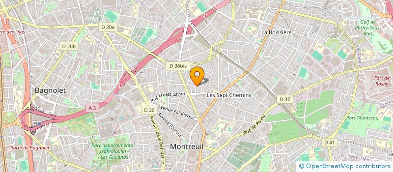 localisation de l'entreprise MADAME JENNIFER DELANNEE à MONTREUIL