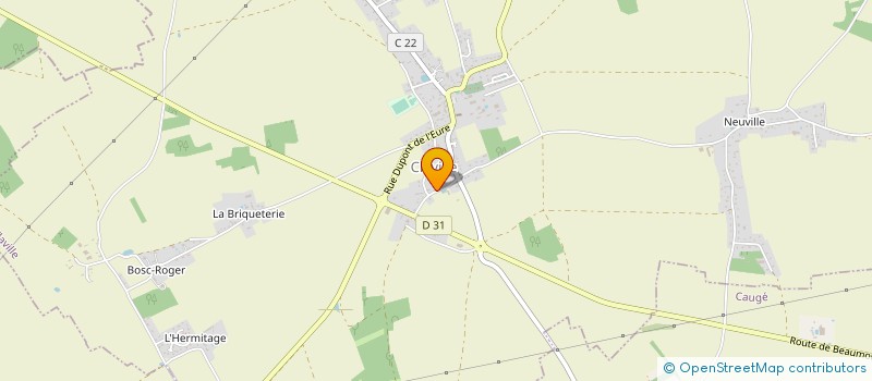 localisation de l'entreprise MADAME JENNIFER DELPLANQUE  CLAVILLE