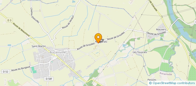 localisation de l'entreprise MADAME JENNIFER DEMARAIS  AUCAMVILLE