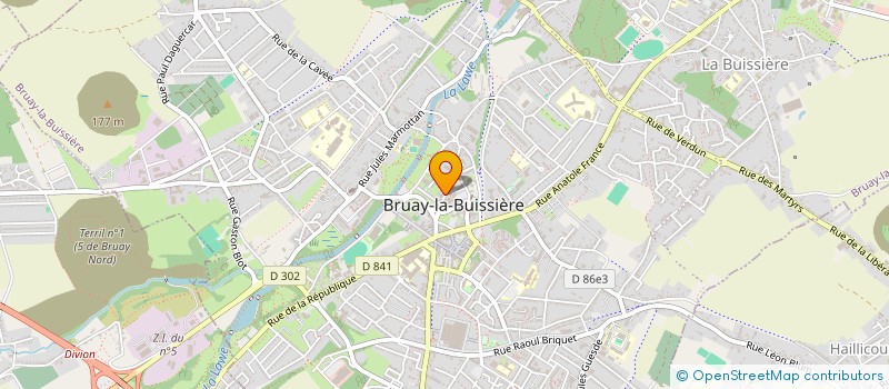 localisation de l'entreprise MADAME JENNIFER DESCAMPS à BRUAY-LA-BUISSIERE